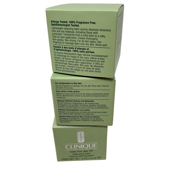 Clinique Take the Day off Cleansing Balm 0.5oz/15m Lot of 3 items New - Picture 3 of 4